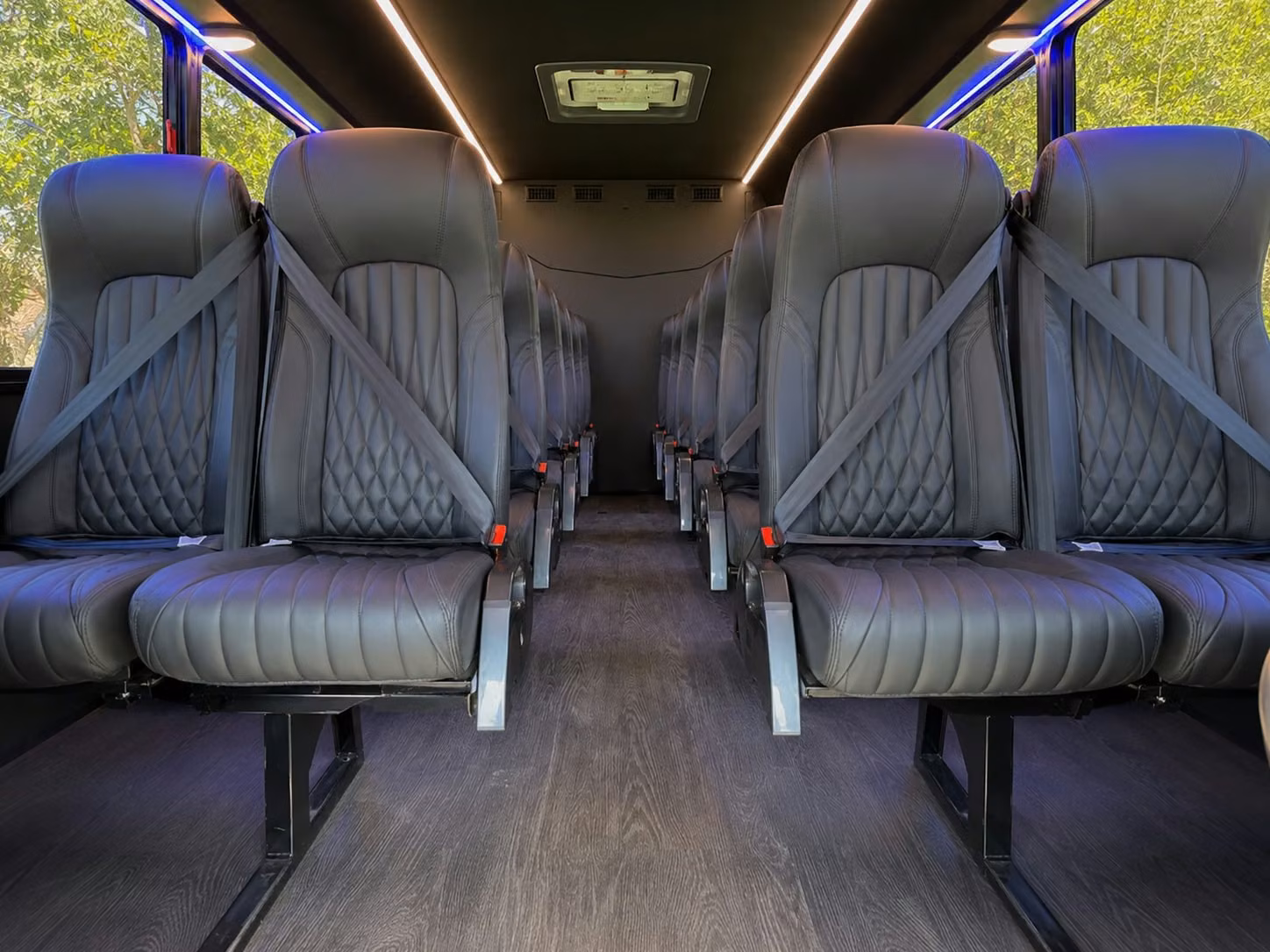 18 passenger minibus inside