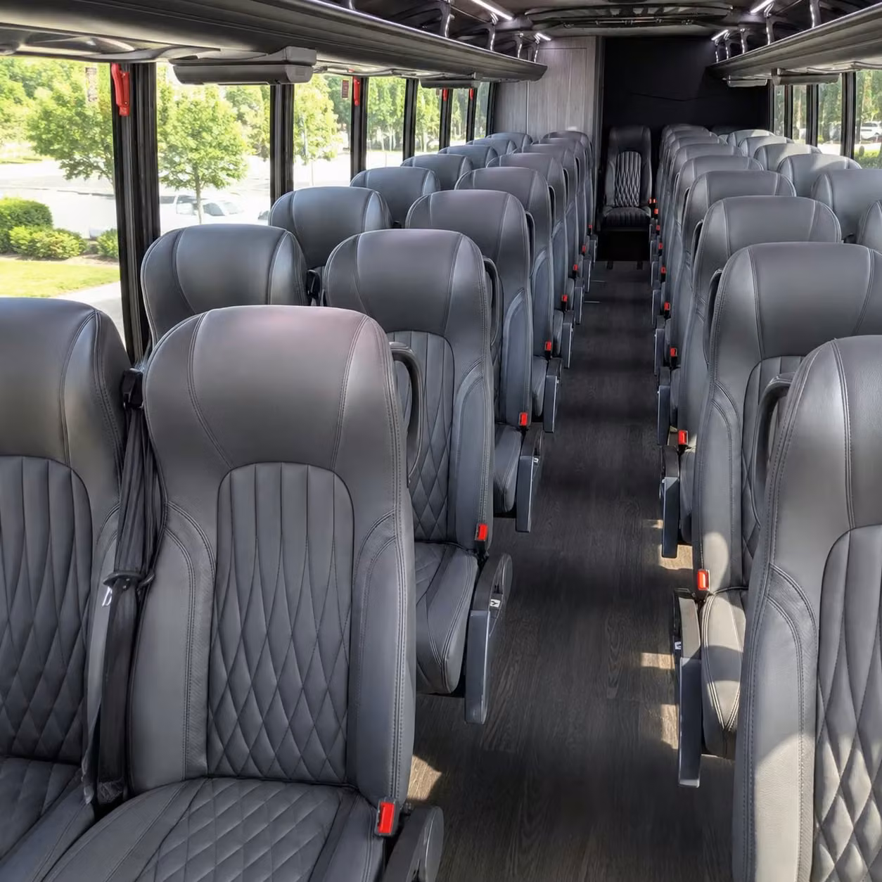 35 passenger minibus interior