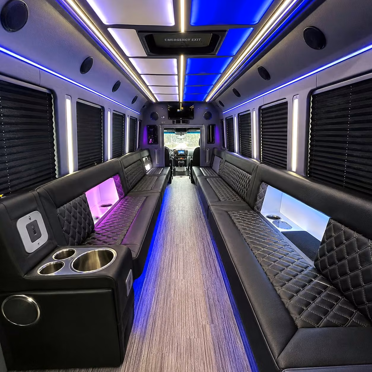 party bus interior