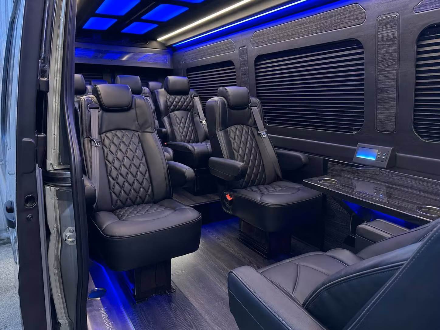 sprinter van transportation for groups and events across lawrence
