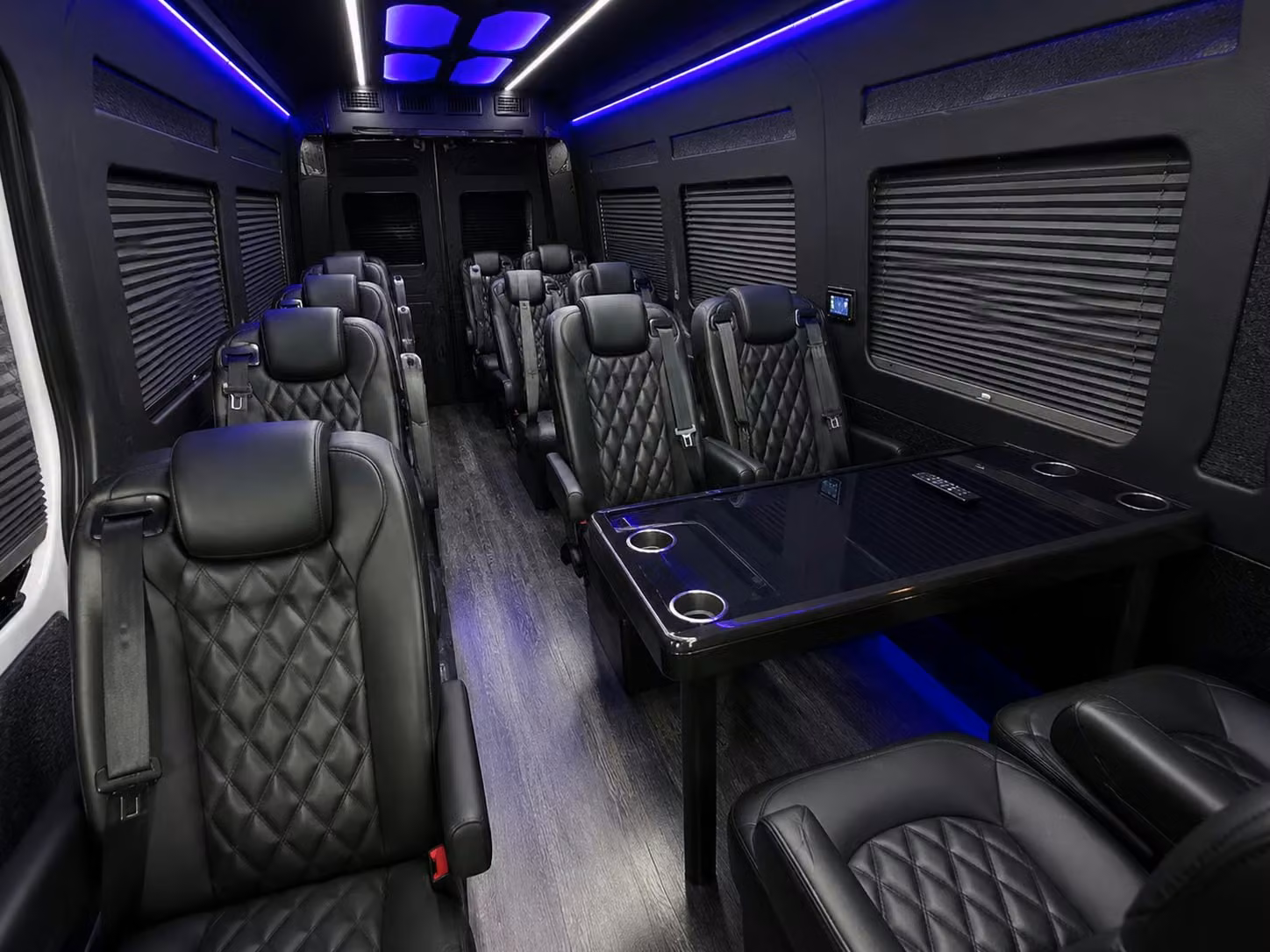 sprinter van with driver interior